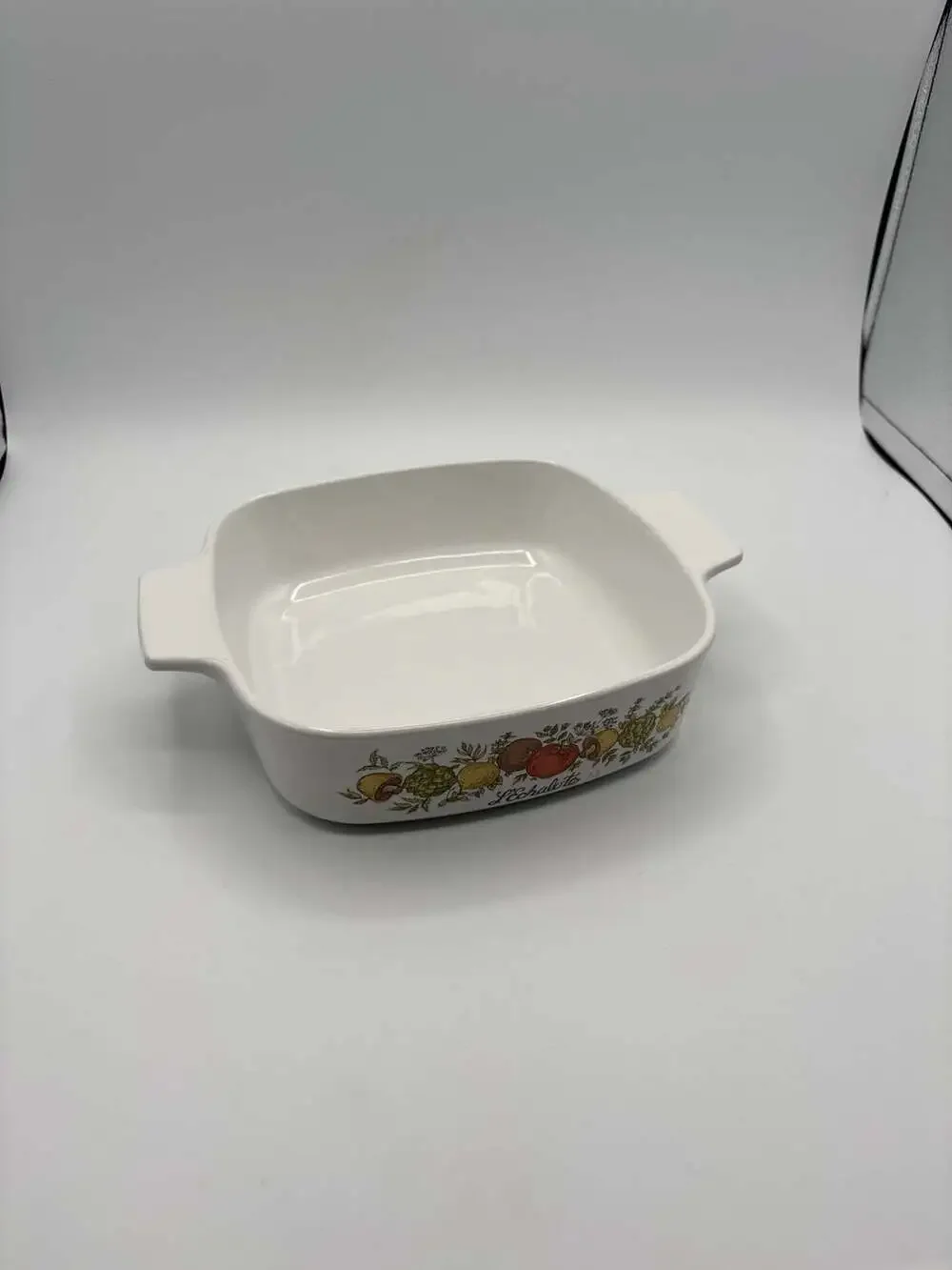 Vintage Corning Ware Spice of Life L'Echalote 1 Quart Casserole Dish A-1-B